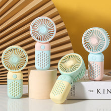 Load image into Gallery viewer, USB Rechargeable Mini Handheld Fan Portable Summer Pocket Fan Outdoor Handy Fan Students Fan