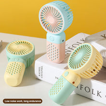 Load image into Gallery viewer, USB Rechargeable Mini Handheld Fan Portable Summer Pocket Fan Outdoor Handy Fan Students Fan