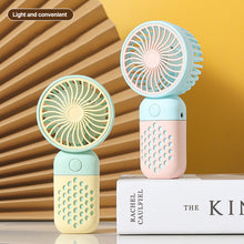 Load image into Gallery viewer, USB Rechargeable Mini Handheld Fan Portable Summer Pocket Fan Outdoor Handy Fan Students Fan