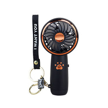Load image into Gallery viewer, Cat Paw USB Rechargeable Mini Handheld Fan Portable Summer Pocket Fan with Lanyard Outdoor Handy Fan Students Fan