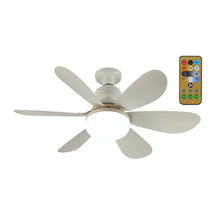 Load image into Gallery viewer, Ceiling Fans With Remote Control and Light LED Lamp Fan E27 Converter Base Smart Silent Ceiling Fans For Bedroom Living Room 110V 220V