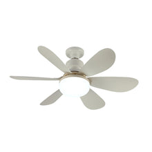 Load image into Gallery viewer, Ceiling Fans With Remote Control and Light LED Lamp Fan E27 Converter Base Smart Silent Ceiling Fans For Bedroom Living Room 110V 220V