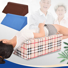 Load image into Gallery viewer, Triangle Cushion R-shaped Turning Pillow for The Elderly R-shaped Side Body Position Cushion High-density Sponge Cushion