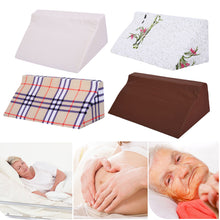 Load image into Gallery viewer, Triangle Cushion R-shaped Turning Pillow for The Elderly R-shaped Side Body Position Cushion High-density Sponge Cushion
