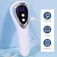 Load image into Gallery viewer, Portable Nail Art Handheld Phototherapy Machine with LED Display Fast Charging and Drying Wireless Nail Art Lamp
