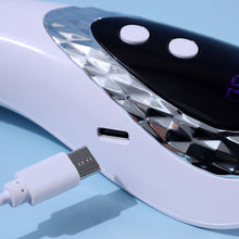 Load image into Gallery viewer, Portable Nail Art Handheld Phototherapy Machine with LED Display Fast Charging and Drying Wireless Nail Art Lamp