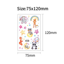 Load image into Gallery viewer, Sparkling Powder Tattoo Sticker Waterproof Animal Ocean Children's Tattoo Sticker Cute Animals Tattoo Stickers