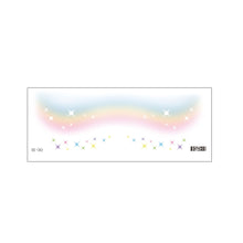 Load image into Gallery viewer, Creative Rainbow Cloud Waterproof Facial Tattoo Stickers Party Simulated Concert Facial Makeup Tattoo Stickers