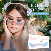 Load image into Gallery viewer, Creative Rainbow Cloud Waterproof Facial Tattoo Stickers Party Simulated Concert Facial Makeup Tattoo Stickers