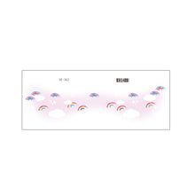 Load image into Gallery viewer, Creative Rainbow Cloud Waterproof Facial Tattoo Stickers Party Simulated Concert Facial Makeup Tattoo Stickers