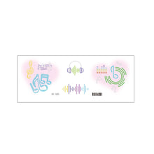 Load image into Gallery viewer, Creative Rainbow Cloud Waterproof Facial Tattoo Stickers Party Simulated Concert Facial Makeup Tattoo Stickers