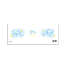 Load image into Gallery viewer, Creative Rainbow Cloud Waterproof Facial Tattoo Stickers Party Simulated Concert Facial Makeup Tattoo Stickers