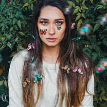 Load image into Gallery viewer, Butterfly Tattoo Sticker Waterproof Children's Colorful Cartoon Flower Butterfly Tattoo Sticker Cute Colorful Tattoo Sticker