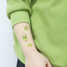 Load image into Gallery viewer, Nightglow Tattoo Sticker Waterproof Party Candy Donut Children's Cartoon Tattoo Sticker Cute Children Tattoo Sticker