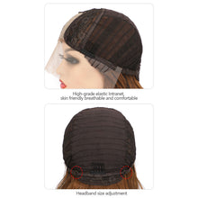 Load image into Gallery viewer, Forehead Lace Large Wave Wig High Temperature Silk Long Curly Hair Invisible Fluffy Full Top Wig Synthetic Hair Extensions