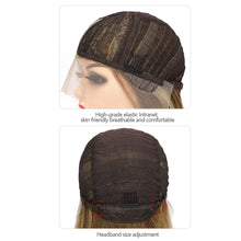 Load image into Gallery viewer, Forehead Lace Comfortable Breathable Wig High Temperature Silk Straight Hair Full Top Wig Women Hair Extensions
