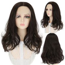 Load image into Gallery viewer, Forehead Lace Fluffy Natural Wig High Temperature Silk Long Curly Hair Comfortable Breathable Full Top Wig Hair Extensions