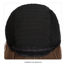 Load image into Gallery viewer, Forehead Lace Realistic Natural Wig High Temperature Silk Long Curly Hair Full Top Wig Hair Extensions for Women