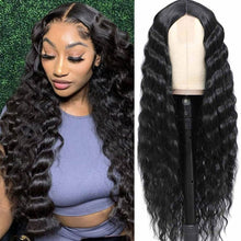 Load image into Gallery viewer, Forehead Lace Fluffy Natural Wig High Temperature Silk Long Curly Hair Realistic Full Top Wig Women Hair Extensions