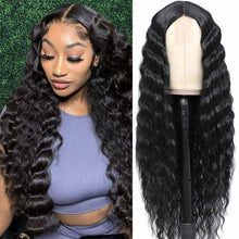 Load image into Gallery viewer, Forehead Lace Fluffy Natural Wig High Temperature Silk Long Curly Hair Realistic Full Top Wig Women Hair Extensions