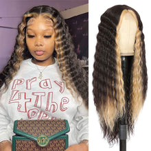 Load image into Gallery viewer, Forehead Lace Fluffy Natural Wig High Temperature Silk Long Curly Hair Realistic Full Top Wig Women Hair Extensions
