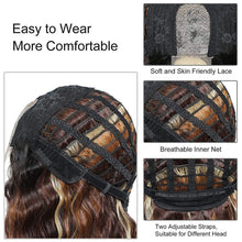Load image into Gallery viewer, Forehead Lace Fluffy Natural Wig High Temperature Silk Long Curly Hair Realistic Full Top Wig Women Hair Extensions