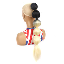 Load image into Gallery viewer, Drawstring Mesh Wig Ponytail Fashionable Colorful Lantern Ponytail Fluffy Synthetic Long Ponytail Hair Extensions for Women