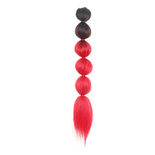 Load image into Gallery viewer, Drawstring Mesh Wig Ponytail Fashionable Colorful Lantern Ponytail Fluffy Synthetic Long Ponytail Hair Extensions for Women