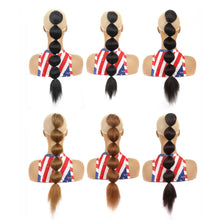 Load image into Gallery viewer, Drawstring Mesh Wig Ponytail Fashionable Colorful Lantern Ponytail Fluffy Synthetic Long Ponytail Hair Extensions for Women