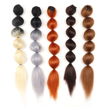 Load image into Gallery viewer, Drawstring Mesh Wig Ponytail Fashionable Colorful Lantern Ponytail Fluffy Synthetic Long Ponytail Hair Extensions for Women