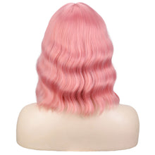Load image into Gallery viewer, Water Ripple Short Curly Hair Wig Comfortable Breathable Adjustable Full Top Wig Simulated Synthetic Hairpiece