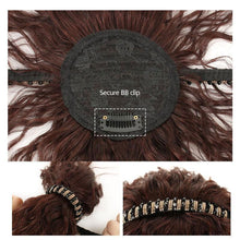 Load image into Gallery viewer, Hairpin Bangs Wig Piece Increase Hair Volume Corn Perm Curly Hair High Temperature Silk Synthetic Wig Piece for Women