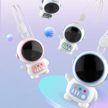 Load image into Gallery viewer, Astronaut Mini Fan Handheld Portable Wireless Bladeless Fans USB Rechargeable Mute Fan with Lanyard Keychain