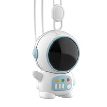 Load image into Gallery viewer, Astronaut Mini Fan Handheld Portable Wireless Bladeless Fans USB Rechargeable Mute Fan with Lanyard Keychain