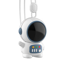 Load image into Gallery viewer, Astronaut Mini Fan Handheld Portable Wireless Bladeless Fans USB Rechargeable Mute Fan with Lanyard Keychain