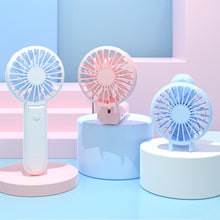 Load image into Gallery viewer, Handheld Mini Fan Portable Pocket Fan USB Charging Fan 3 Speeds Adujustable Summer Cooling Fan for Home Outdoor