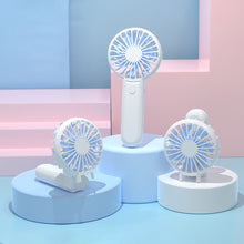Load image into Gallery viewer, Handheld Mini Fan Portable Pocket Fan USB Charging Fan 3 Speeds Adujustable Summer Cooling Fan for Home Outdoor