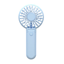 Load image into Gallery viewer, Handheld Mini Fan Portable Pocket Fan USB Charging Fan 3 Speeds Adujustable Summer Cooling Fan for Home Outdoor