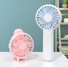 Load image into Gallery viewer, Handheld Mini Fan Portable Pocket Fan USB Charging Fan 3 Speeds Adujustable Summer Cooling Fan for Home Outdoor