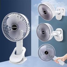 Load image into Gallery viewer, Portable Mini Desktop Usb Fan Charging Handle Wall Clip-on Hanging Wall Fan Outdoor Dormitory Home Office