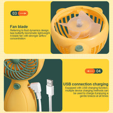 Load image into Gallery viewer, 1Pc Handheld Mini Fan Portable Pocket Fan USB Charging Fan Summer Cooling Fan for Home Outdoor