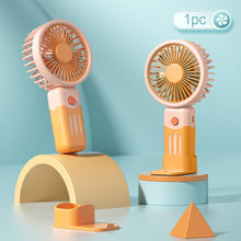Load image into Gallery viewer, Handheld Mini Fan Portable Pocket Fan USB Charging Fan 3 Speeds Adujustable Summer Cooling Fan for Home Outdoor