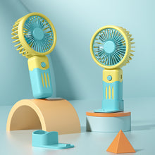 Load image into Gallery viewer, Handheld Mini Fan Portable Pocket Fan USB Charging Fan 3 Speeds Adujustable Summer Cooling Fan for Home Outdoor
