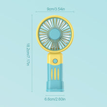 Load image into Gallery viewer, Handheld Mini Fan Portable Pocket Fan USB Charging Fan 3 Speeds Adujustable Summer Cooling Fan for Home Outdoor