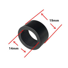 Load image into Gallery viewer, Inductive Flash Tactical Silencer 14mm Reverse Thread To 19mm Metal Adapter Ring for 19mm OD Outer Barrel Toy Accessories