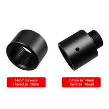 Load image into Gallery viewer, Inductive Flash Tactical Silencer 14mm Reverse Thread To 19mm Metal Adapter Ring for 19mm OD Outer Barrel Toy Accessories