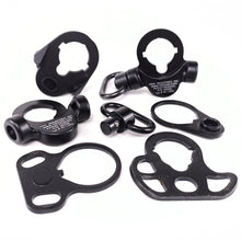 Load image into Gallery viewer, Tactical Strap Mount Ring TROY Metal Trojan Butterfly Strap Ring Complete Set Black Buckle for JM Gen.8 / 9/10 / M4 / TTM / SLR
