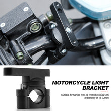 Load image into Gallery viewer, Motorcycle Motorcycle Handlebars Bumper Spotlight Auxiliary Lamp Bracket LED Head Light Tube Clamp Mount Kit