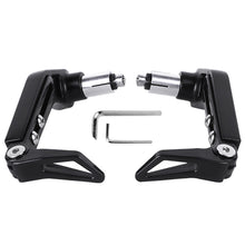 Load image into Gallery viewer, Pair Aluminum Alloy Motorcycle Brake Clutch Levers Guard Protector Modification Anti-Fall Horn Brakes Hand Guard Bow Protection Rods