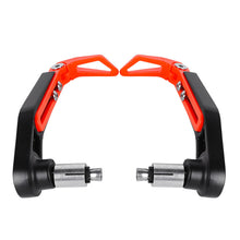 Load image into Gallery viewer, Pair Aluminum Alloy Motorcycle Brake Clutch Levers Guard Protector Modification Anti-Fall Horn Brakes Hand Guard Bow Protection Rods